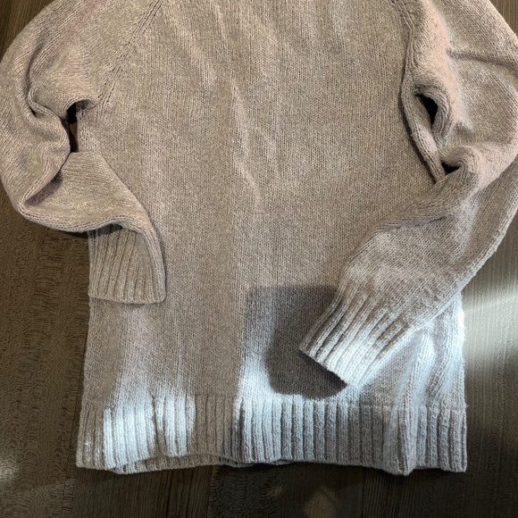 LL Bean Cotton Ragg Sweater, Funnelneck Pullover - Picture 4 of 4